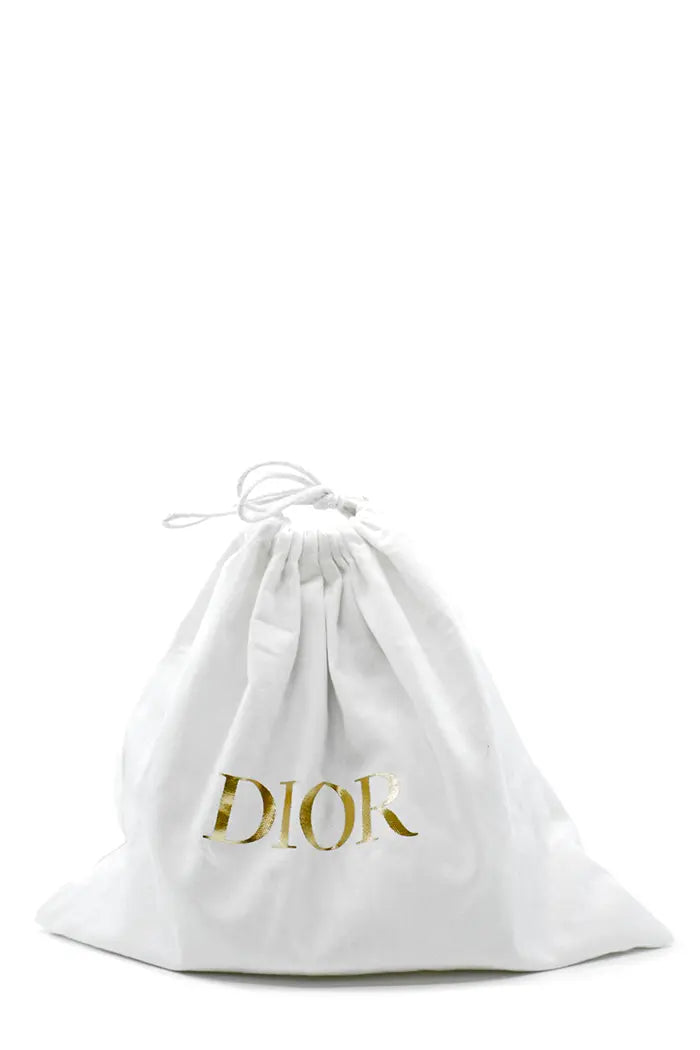 Nano bolso Dior Groove 17 en piel de becerro negra, artículo de ocasión, vista bolsa guardapolvo