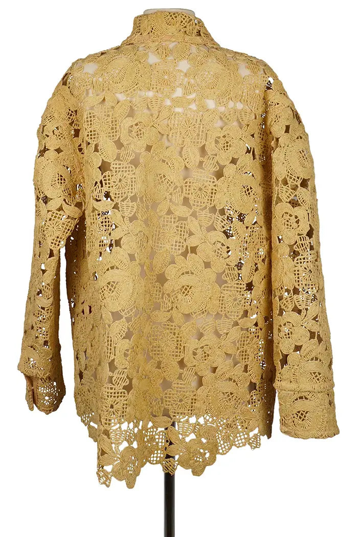 Chaqueta calada beige Valentino Garavani, artículo de segunda mano, vista posterior