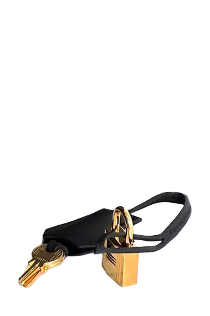 Candado de segunda mano, llaves y timbre Hermès Kelly .