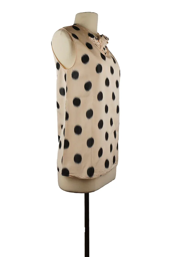 Haut sans manches Polka Dots Prada Taille 36FR