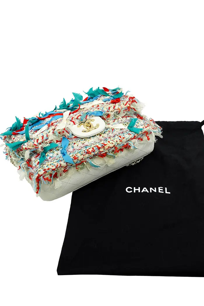 Chanel Classic Flap Paris-Cuba Tasche präsentiert mit seiner Original-Dustbag, komplettes Set für Sammler . 