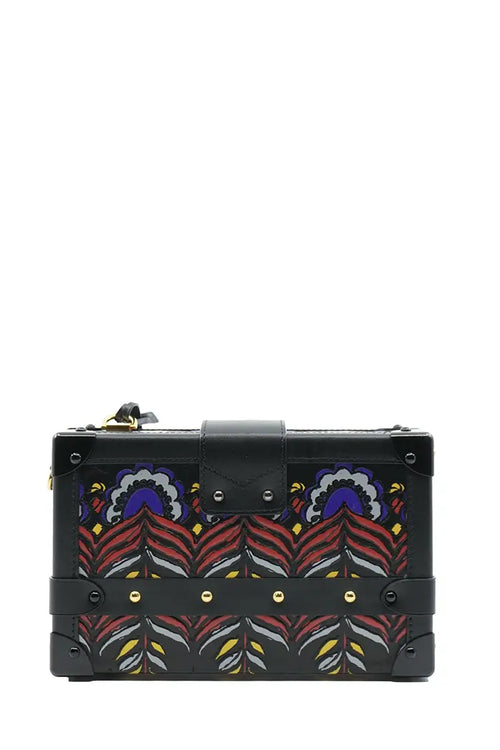 Sac Petite Malle Louis Vuitton, article d'occasion, vue de dos