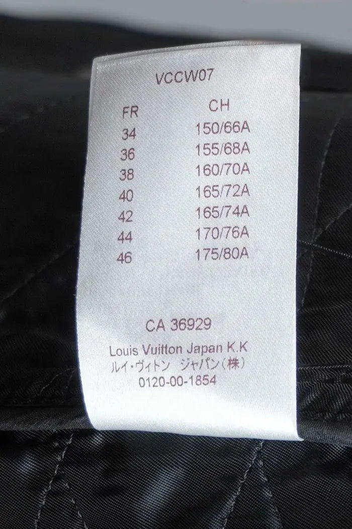 Rock Louis Vuitton weiß und schwarz aus Baumwolle, gebrauchter Artikel, Zoom auf Größe