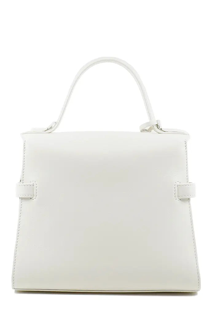 Bolso Delvaux Tempête en piel de becerro marfil Crispy, artículo de ocasión, vista trasera