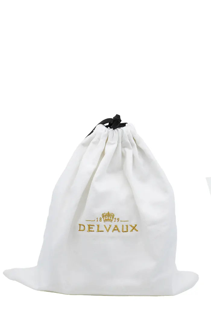 Bolso Delvaux Tempête en piel de becerro marfil Crispy, artículo de segunda mano, vista de la bolsa guardapolvo original