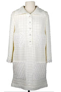 Chanel Tweed- und Spitzenkleid — 36FR