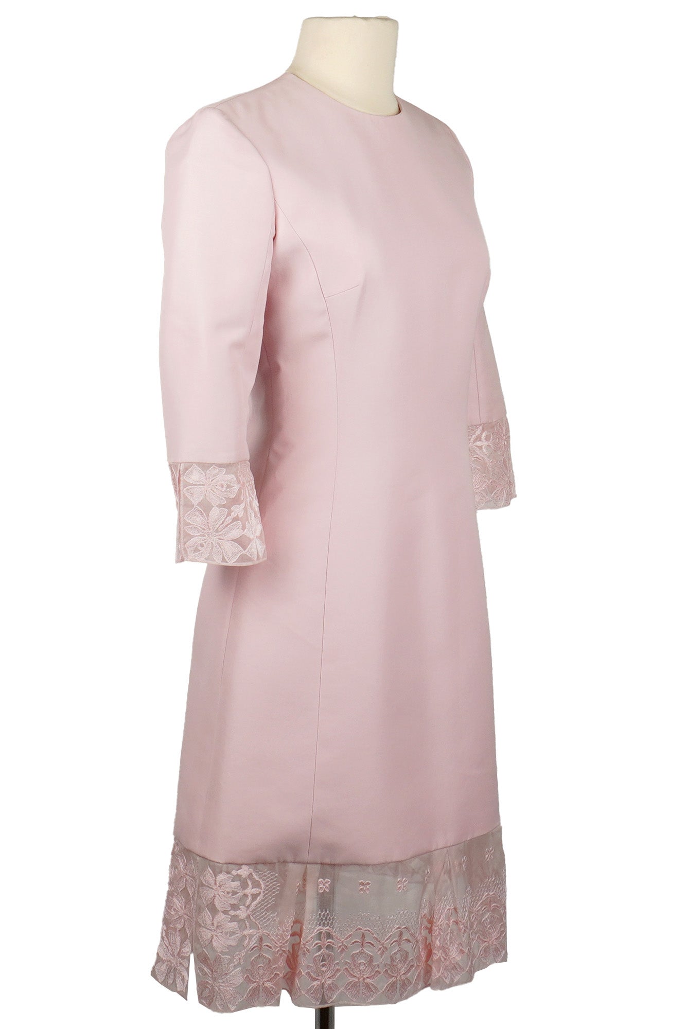 Robe Mi-Longue Rose