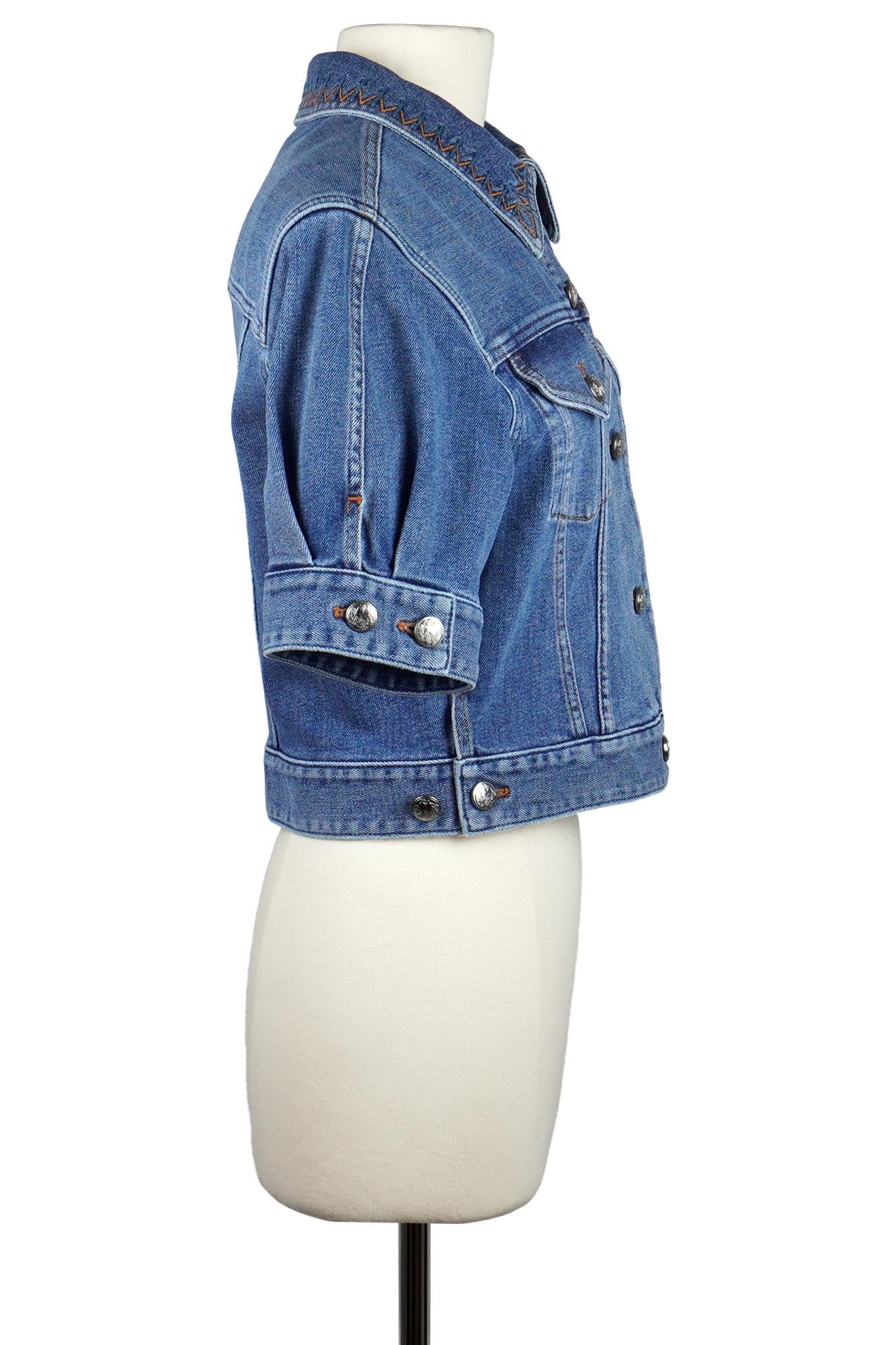 Veste courte en jean