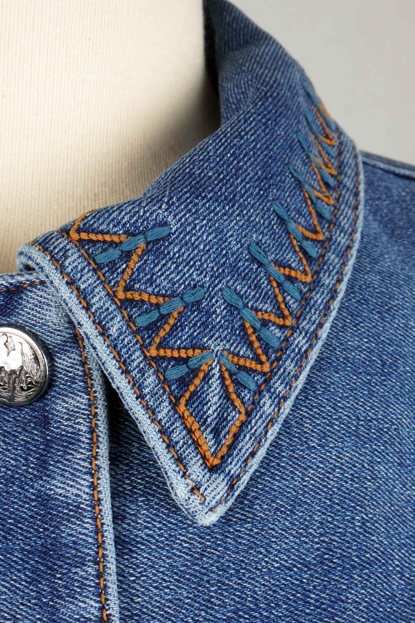 Veste courte en jean