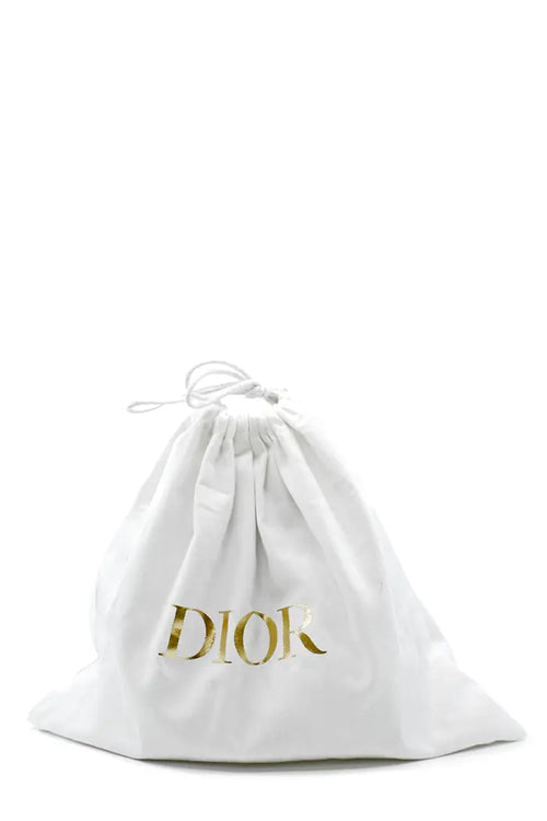 Nano bolso Dior Groove 17 en piel de becerro negra, artículo de ocasión, vista bolsa guardapolvo