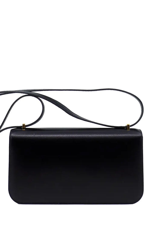 Gebrauchte Constance Box Noir Hermès-Tasche, in sehr gutem Zustand. Ansicht von hinten.