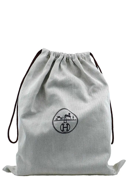 Dustbag von Hermès Kelly 25 Straußenleder Terrakotta | Neu.