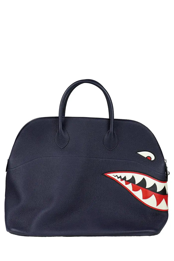 Modèle Bolide GM Hermès 45, cuir Togo, métal palladié
