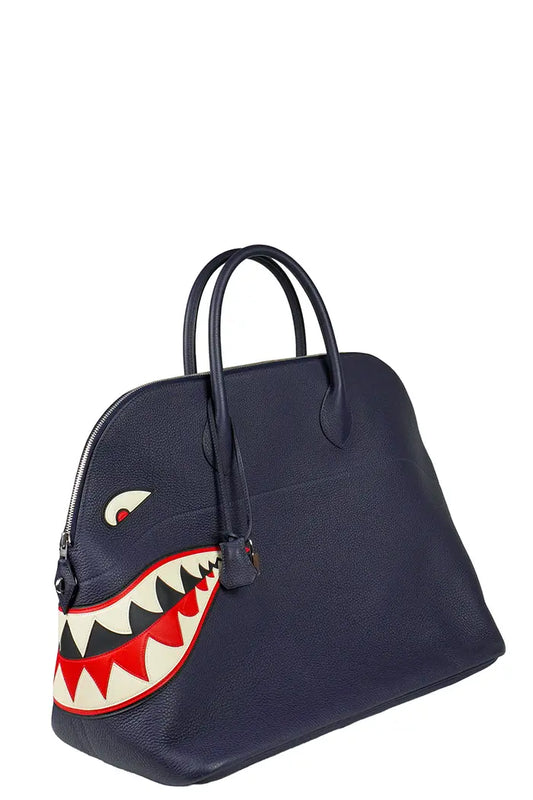 Bolso Hermès Bolide GM 45 de piel de becerro de Togo, edición limitada Shark