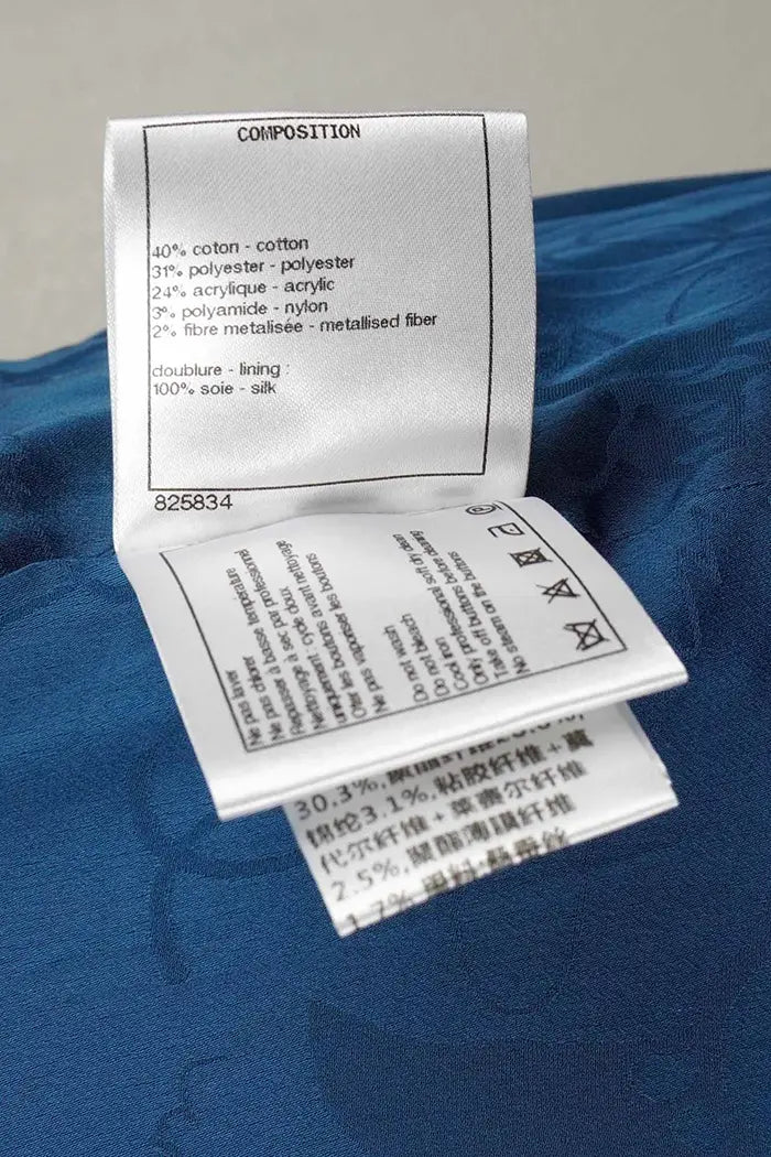 Label zoom - Jacket Chanel preloved, PE 2017 collection