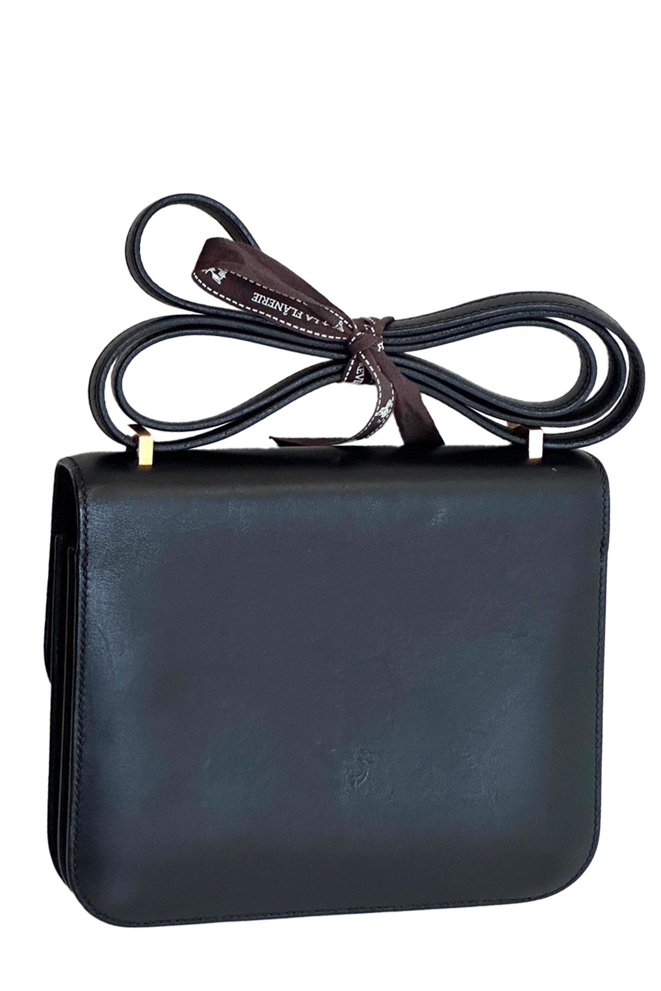 Hermès Tasche constance 19 aus Swift-Leder, sehr guter Zustand. Von hinten gesehen