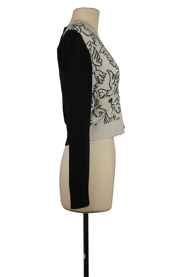 Cárdigan Chanel Cashmere Colombes Croisière 22 Talla 34FR