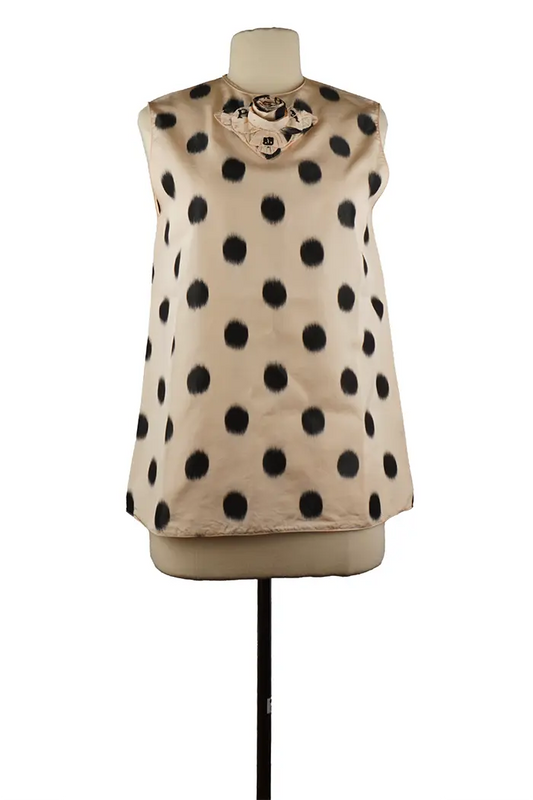 Haut sans manches Polka Dots Prada Taille 36FR