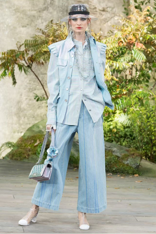 Chanel Wildlederjacke 2018 — 38FR